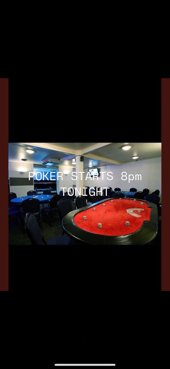 ClubWts's tweet image. POKER TONIGHT STARTS 8pm

♦️Our poker room is full of characters,plenty of laughs and great place to improve those poker skills

♣️wether you’ve just started or played for years all are welcome here in our poker room

❤️come and join us from 8pm tonight 🍻
