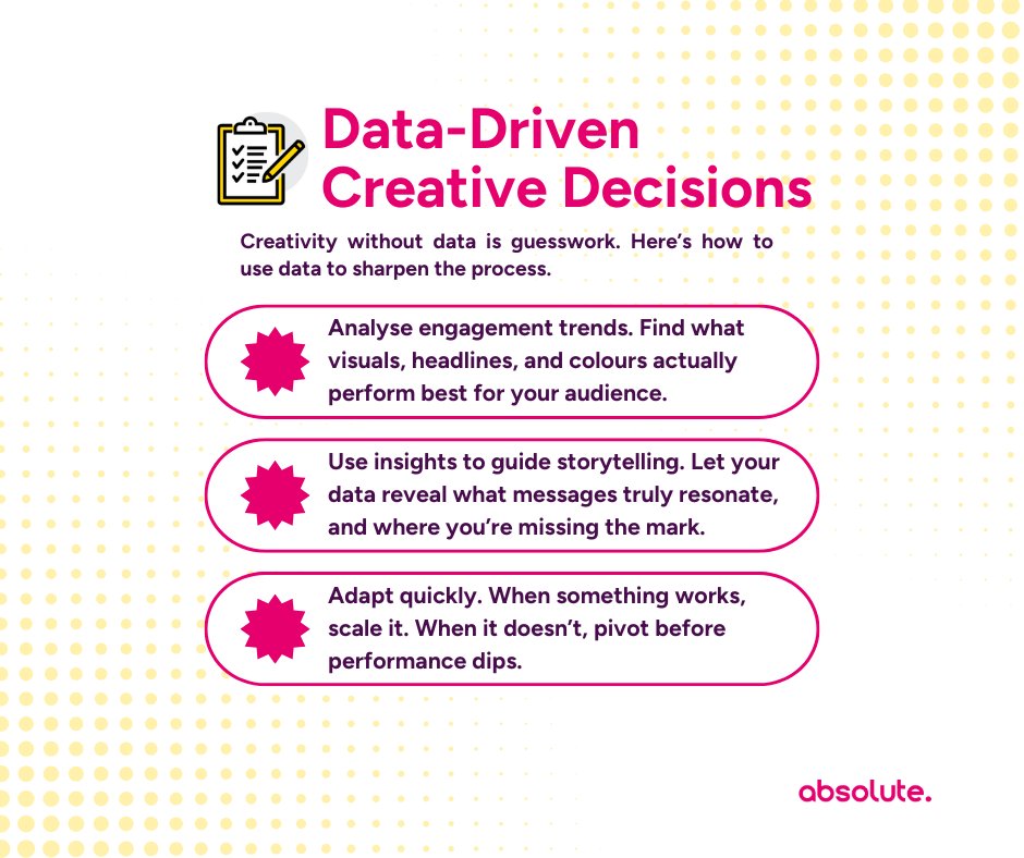 AbsoluteDMedia's tweet photo. Data and design go hand in hand. 🎨

📊 Study what visuals perform best.
💬 Let insights shape your message.
🎯 When you merge analytics with art, engagement skyrockets.

#CreativeStrategy #Analytics #DigitalMarketing https://t.co/JGjbdJGgii