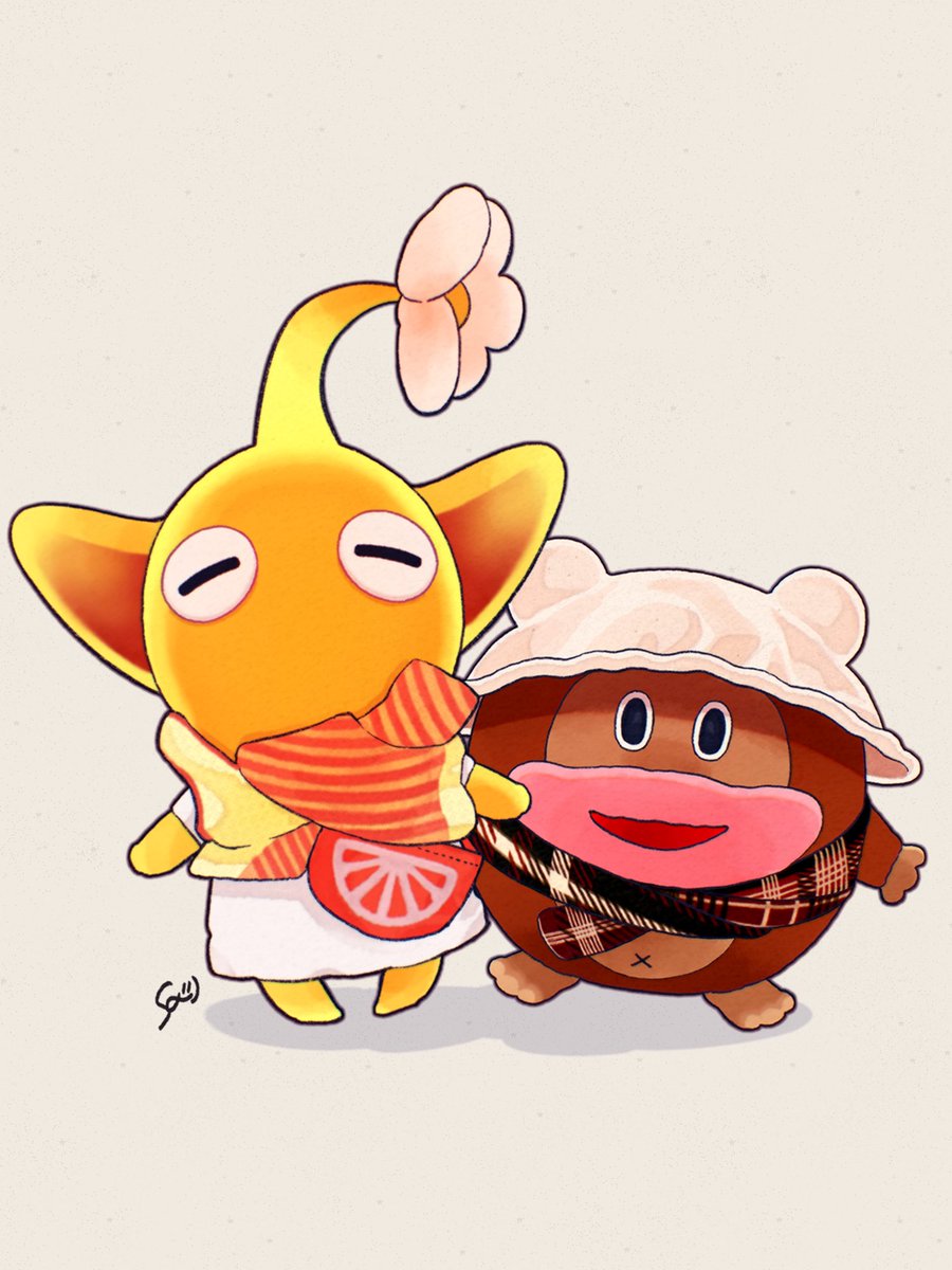 tekuteku_pikmin's tweet image. 2人がかわいすぎたので
勝手に描いちゃいました｡｡🤤