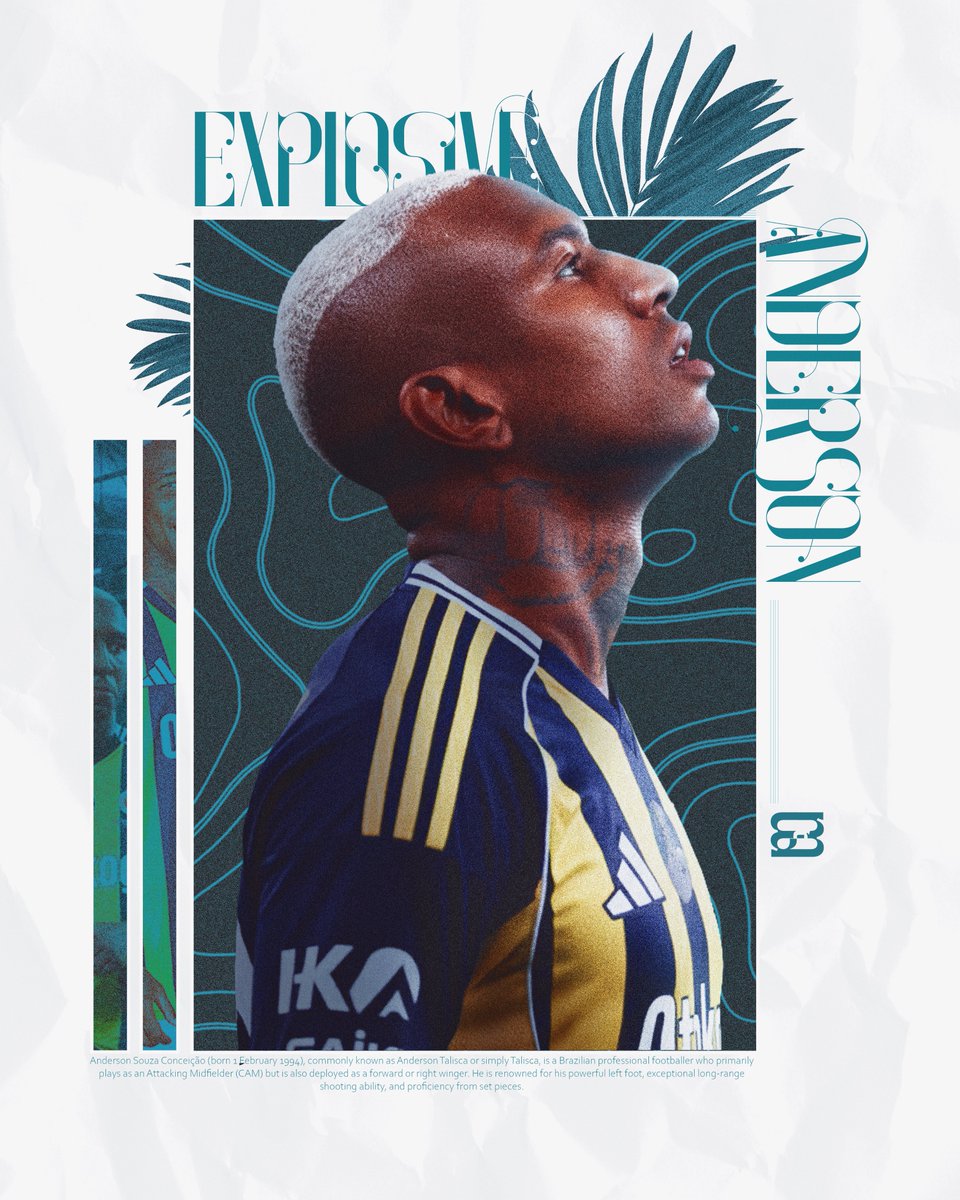 E X P L O S I VE / A N D E R S O N
*
*
#fenerbahce #fbreelsfypシ゚viralシ #fenerinmaçıvar #fbreelsfypシ゚viral #anderson #talisca #posterart #poster #design #tasarım #art #sanatçı #sportsdesign