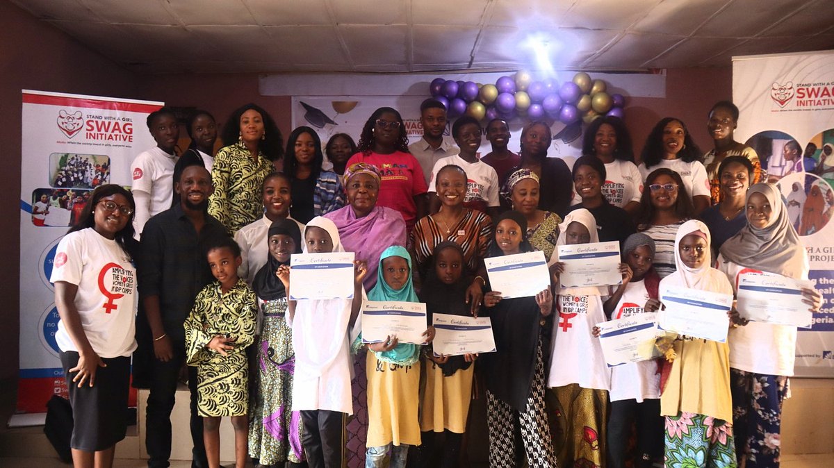 swag_initiative's tweet image. Weeks ago, we successfully graduated Cohort 3 of the Stand with A Girl Education Project (SWAGEP) Safe Space Programme supported by EMpower. 

This journey empowered adolescent girls in the Wassa and Karonmajigi Internally Displaced Persons Camp community with numeracy...