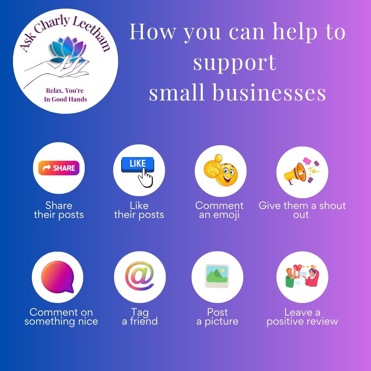 yourbizmgr's tweet image. Small businesses run on word of mouth.

Your like, share, or review might help someone find the solution they need.
Support the businesses that show up for you.

#SmallBusiness #SupportSmall #AustralianBusiness