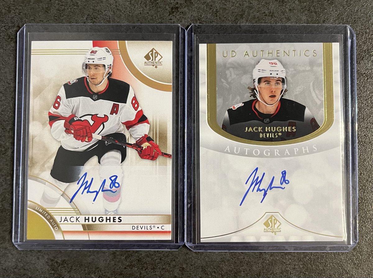 新着COMC④🏒

2023-24 SP Authentic Jack Hughes

Jack Hughesのサイン初入手なのでとても嬉しい🤗

#NHL
#SPAuthentic 
#UpperDeck