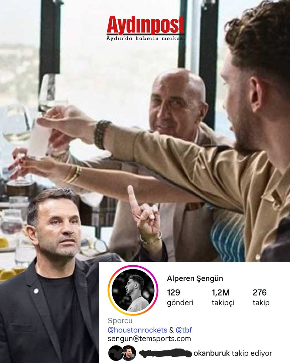Milli Sporcumuz Alperen Şengün’ü Galatasaray teknik direktörü Okan Buruk takipten çıkmıştı. Sebebinin Alperen Şengün’ün İstanbul’u tanıtan bir videoda tepki gören “milli içkimiz rakı” demesi olduğu düşünülmüştü. Son gelişmelere göre Okan Buruk Milli Sporcuyu yeniden takibe aldı.