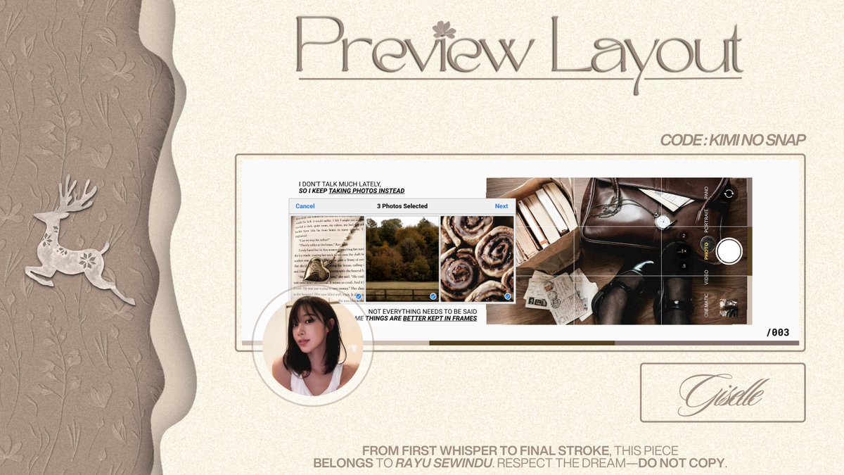 rayusewindu's tweet image. A retweet would be appreciated, thank you! 🕊️

Haloo, aku ada 4 layout ready stock; Wonyoung, Giselle, James dan Martin yang bisa di jemput sekarang juga jika berminat!

— 8.000 | get 2 ava &amp;amp; free retext.

Ayo jajan! #zonauang #zonajajan