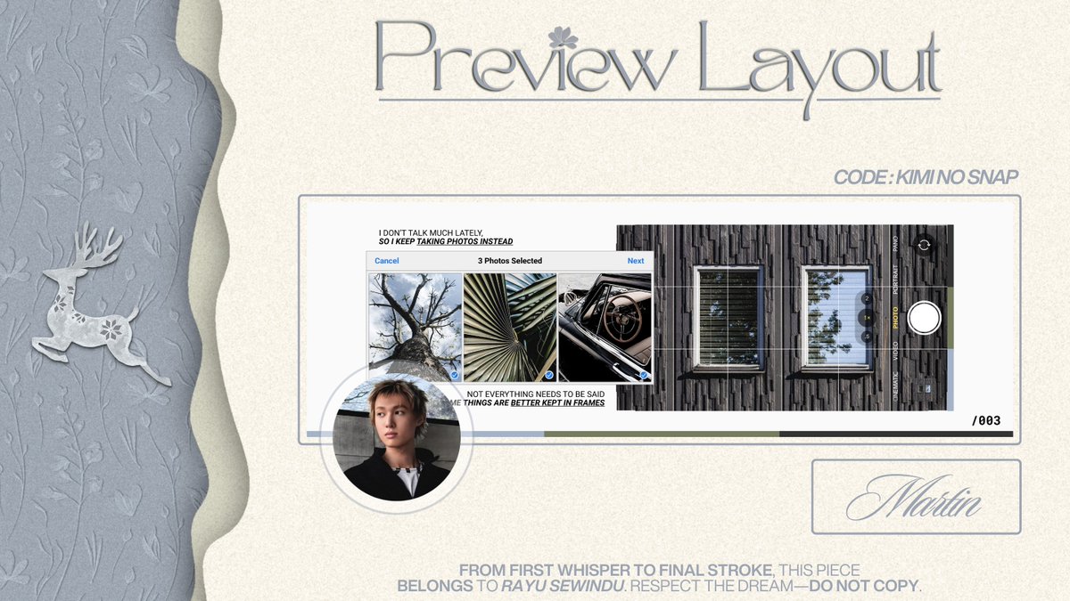 rayusewindu's tweet image. A retweet would be appreciated, thank you! 🕊️

Haloo, aku ada 4 layout ready stock; Wonyoung, Giselle, James dan Martin yang bisa di jemput sekarang juga jika berminat!

— 8.000 | get 2 ava &amp;amp; free retext.

Ayo jajan! #zonauang #zonajajan