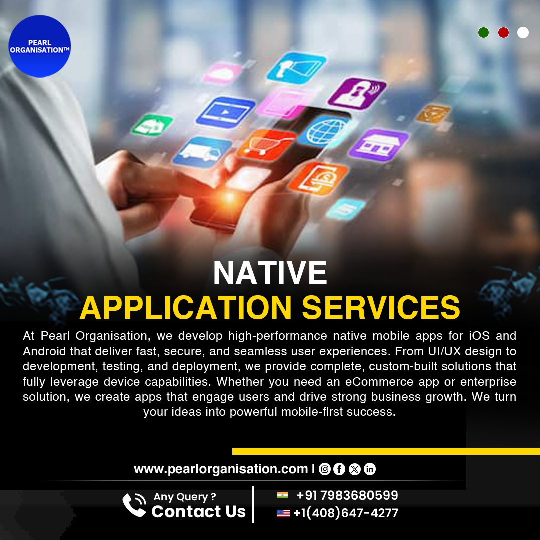 pearlorgs's tweet image. Our native apps are fast, secure, intuitive and built to grow your business.
.
.
🌐 pearlorganisation.com
📞 Contact Us : +91 7983680599 , +1(408) 647-4277
.
.
#PearlOrganisationReviews #MobileAppDevelopment #NativeApps #iOSDevelopment #AndroidDevelopment #AppDevelopers