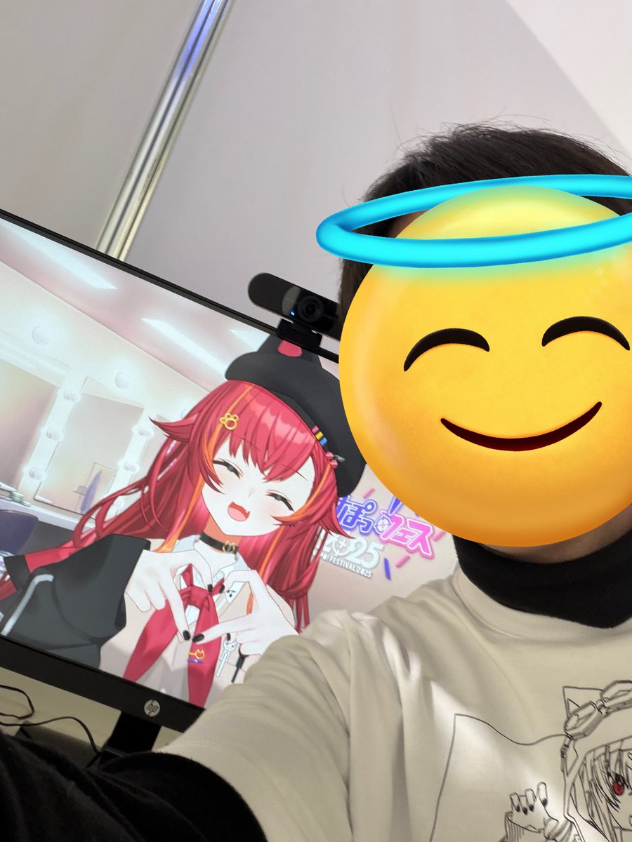 date_nanashi's tweet photo. ちゅなの楽屋トーク行ってきました🍒✨

ガンダムのゲームで名前使わせて下さいって言ったらすんなり許可してくれて嬉しかったので感謝のメンバー加入♨️

#ぶいすぽフェス2025
#猫汰つな https://t.co/QLRs8l0t7V