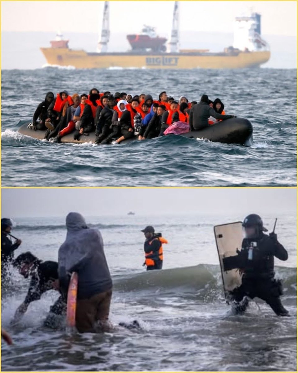 WHEN A GOVERNMENT WON'T ACT, THE PEOPLE WILL.” from France shows Britons  stepping in to do what ministers still haven't & it's already sparking a  debate on migration. The clips are causing