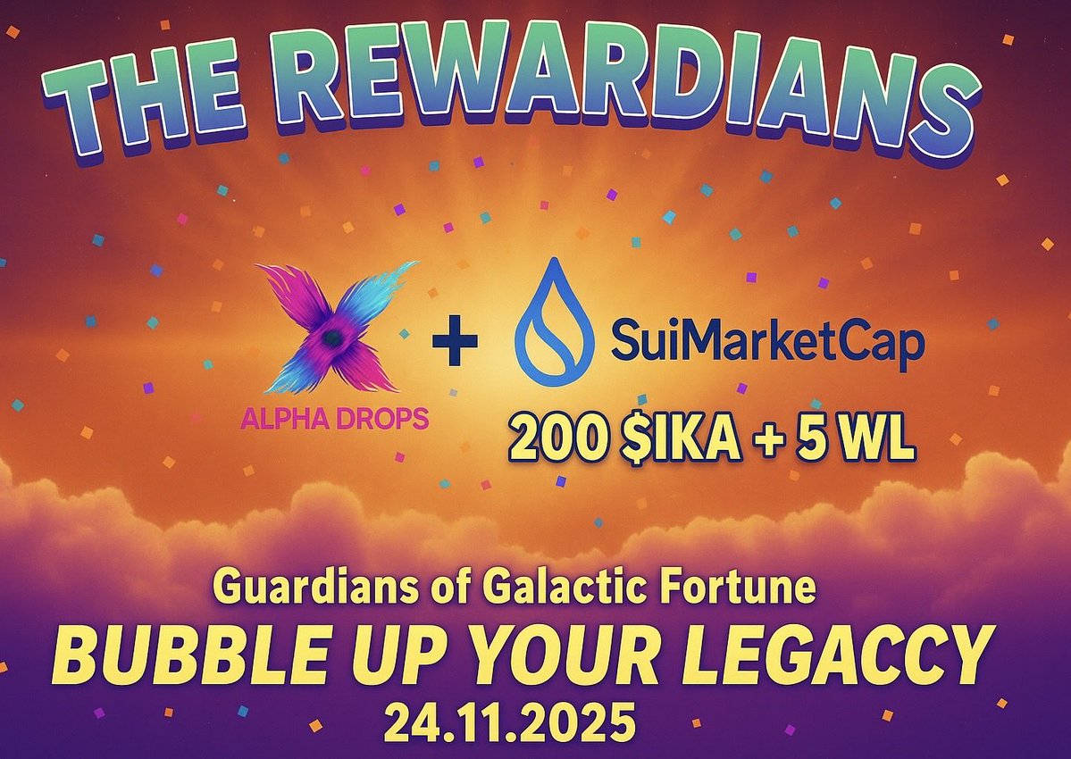 🚨 PARTNERSHIP GIVEAWAY ALERT 🚨

We’ve teamed up with <a href="/SuiRewardsMe/">SuiRewards.Me 🌸 | Home of Lotus</a> &amp;  <a href="/suimarketcap/">Sui MarketCap</a> to reward our amazing community! 🤝✨

➠ <a href="/suimarketcap/">Sui MarketCap</a> , the first community-powered analytics hub 
➠ SuiRewards.Me, the home of Lotus and the first Rewards DEX on Sui, to reward