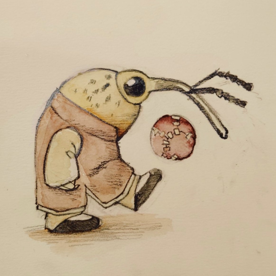 Guys, behold the acorn weevil I came up with in the past!