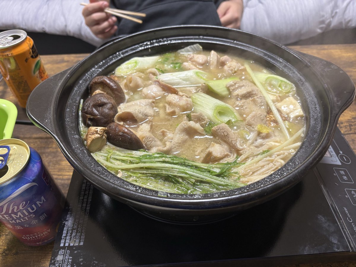 誕生日鍋第２段！
美味すぎる！！🤩