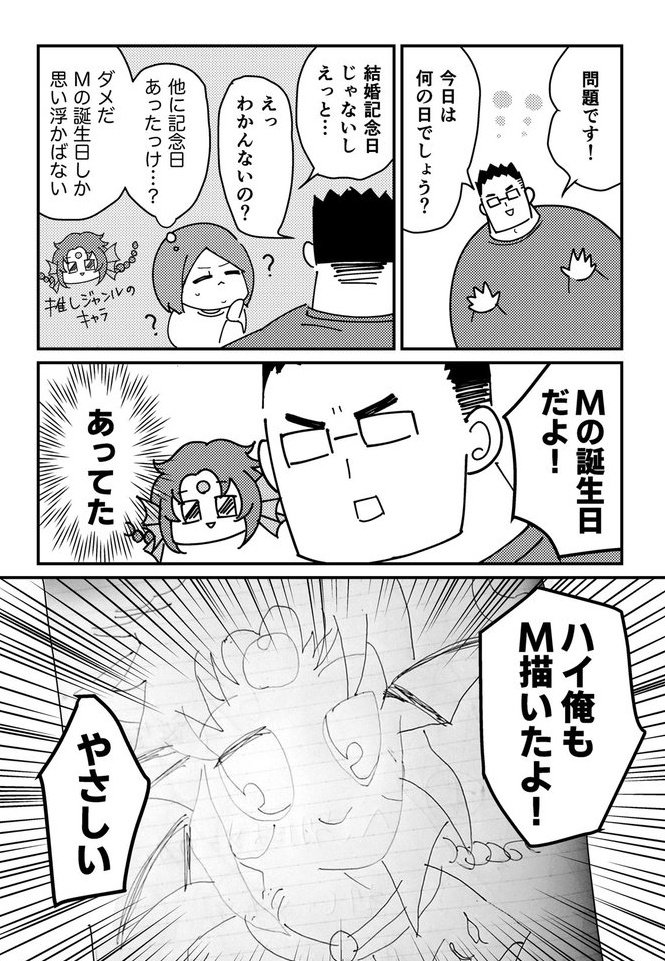 ichi_no_kuchi's tweet image. 推しの誕生日と家族