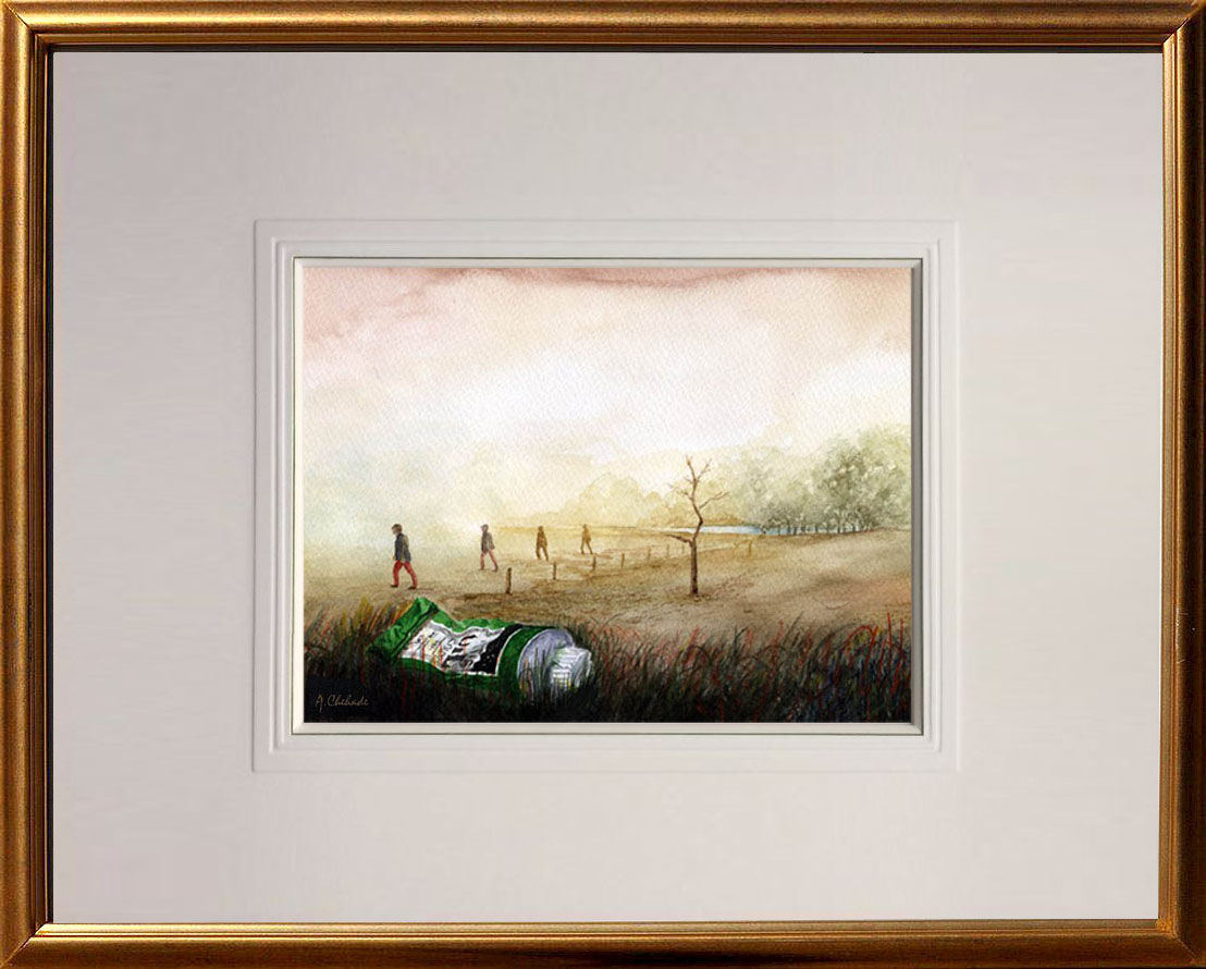 ChehadeAssaad's tweet image. I did not choose solitude out of fear of others, but to establish a true relationship with them. We must understand that absence is the purest path to a more splendid presence.

- Watercolor tribute to a tube of oil color, 2005.