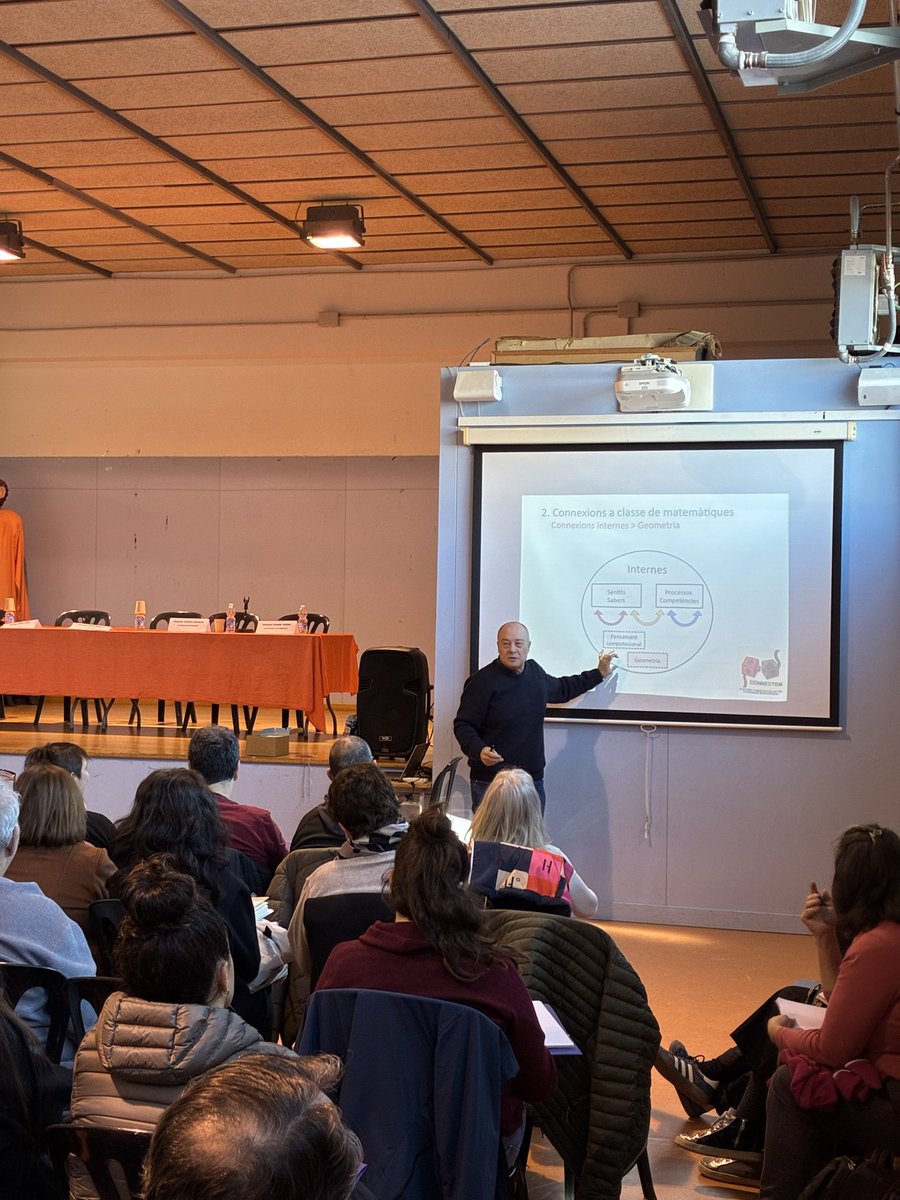 apmcm1's tweet image. Conferència inaugural a càrrec de l&apos;Anton Aubanell.
Connexions. Una passejada, amb mirada àmplia, per l&apos;art de construir ponts i camins.
#APMCMconnectem