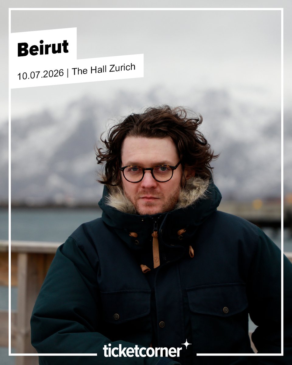 ticketcorner_R's tweet image. ✨ Après la sortie de son album «A Study of Losses», #Beirut est de retour sur les routes et il passera pas Zurich pour un moment qui s’annonce magique et suspendu. 
Ne ratez pas l’occasion de le voir, les 🎫sont là: brnw.ch/21wXJ6j ⬅️ #Ticketcorner