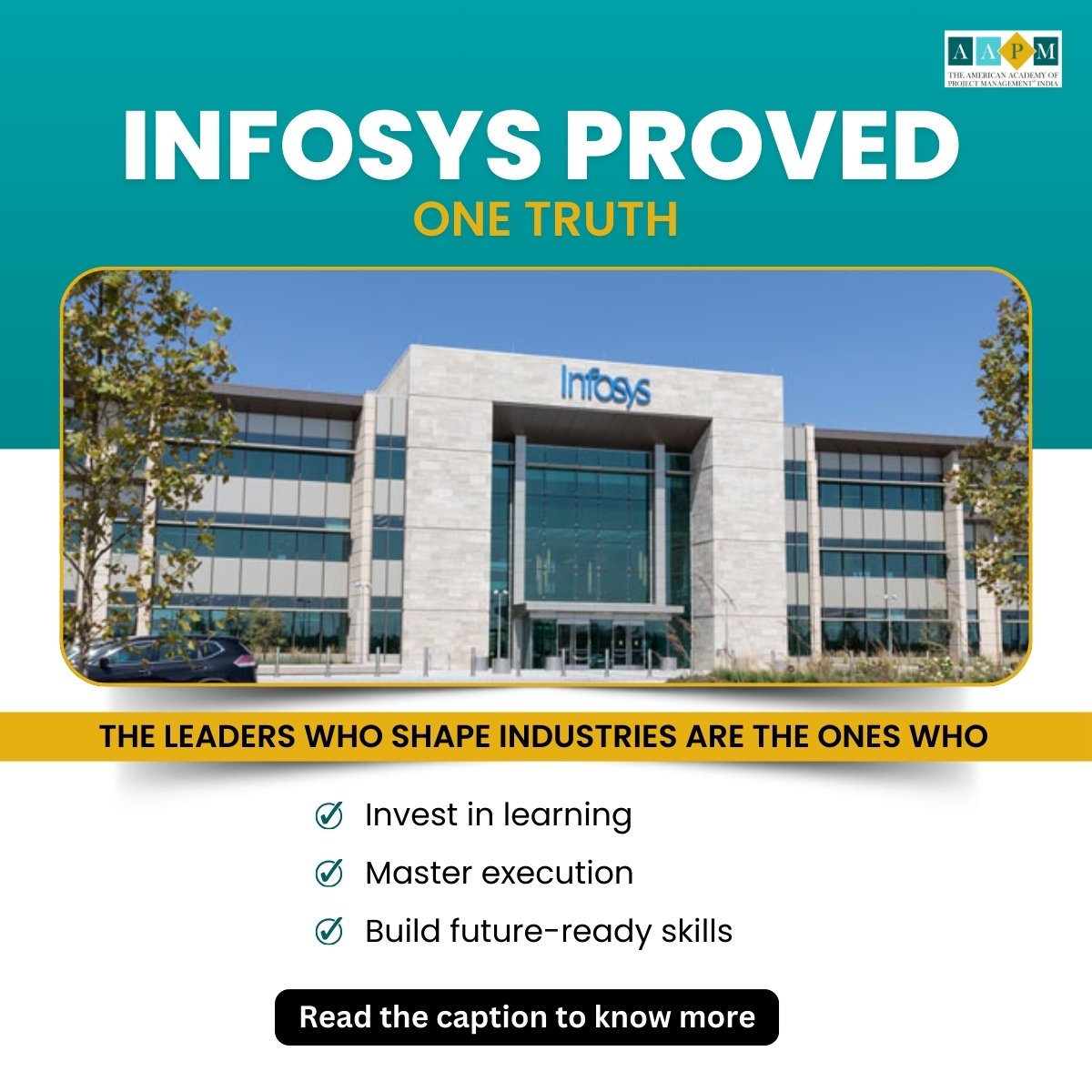 aapmindia's tweet image. N. R. Narayana Murthy, ₹10,000 &amp;amp; India’s IT Revolution — the story of how Infosys became a global giant through clarity, systems, discipline &amp;amp; a true Project Manager’s mindset.

Which dream of yours needs that mindset today?

#narayanamurthy #infosysstory #projectmanagementtips