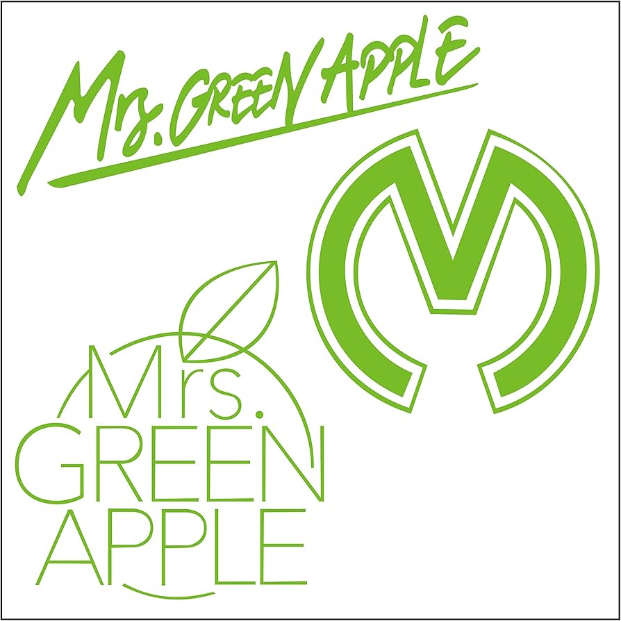 🍏💚 Mrs. GREEN APPLE ステッカー登場！ 💚🍏 ファンなら絶対ほしく