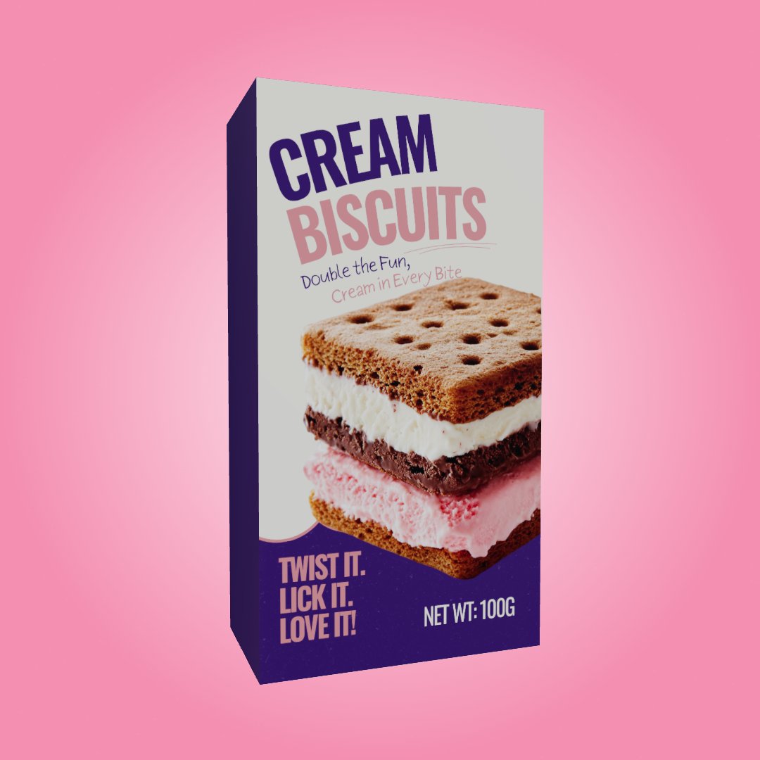 3dpackto's tweet image. Design stunning cream biscuits packaging in minutes! 🍪✨
Our 3D box mockup generator lets you: ✅ Create realistic packaging mockups ✅ Customize box dimensions ✅ Test designs before printing
Perfect for brands &amp;amp; designers! 🎨
#PackagingDesign #3DMockup #ProductDesign