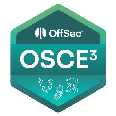 AzizWho's tweet photo. الحمدلله 

أنجزت شهادة OSCE³ من @offsectraining 

من أعلى وأصعب الشهادات في مجال الأمن الهجومي، تشمل:

OSWE – OSED – OSEP

رحلة طويلة مليئة بالتحديات التقنية والتفاصيل العميقة
فخور جدًا بهذا الإنجاز

#osce3 https://t.co/GUHYQOFwD0