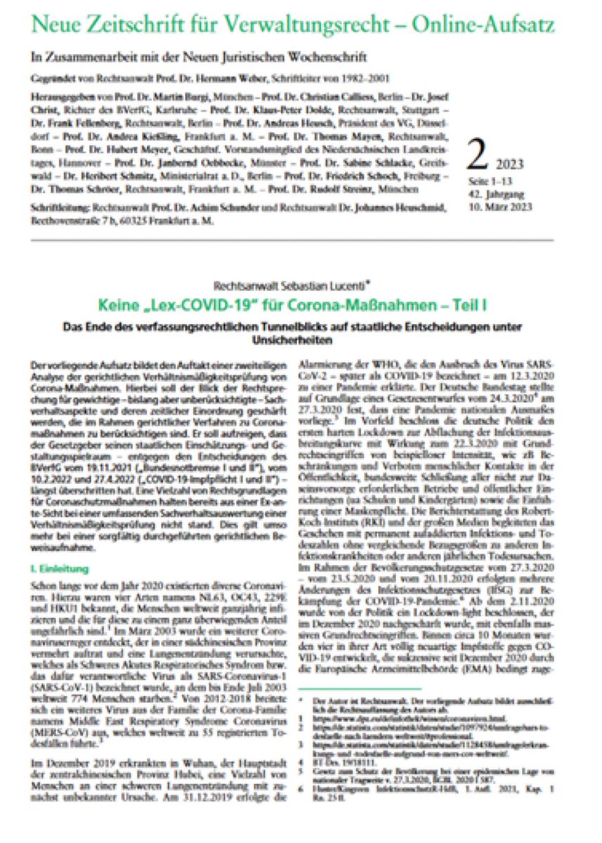 gewoonmerels's tweet image. ☎️ Zeer belangrijke ontwikkeling in Duitsland:

Een wettelijke Duitse publicatie maakt nu officieel dat de PCR niet kwalificeert als waardevol diagnostisch hulpmiddel.

Deze juridische publicatie in het Duits &quot;Becks&quot; is vergelijkbaar met wetenschappelijke publicaties in Nature of…