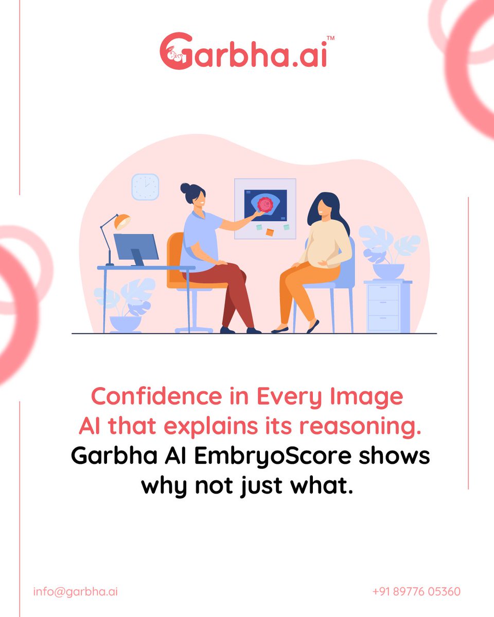 Garbha_AI's tweet image. 🔬 Confidence in Every Image

Garbha.ai EmbryoScore explains the why, not just the what—helping clinicians make clearer, better decisions.

📩 Demo: garbha.ai/contact

#GarbhaAI #EmbryoScore #ExplainableAI #IVFTech #FertilityCare