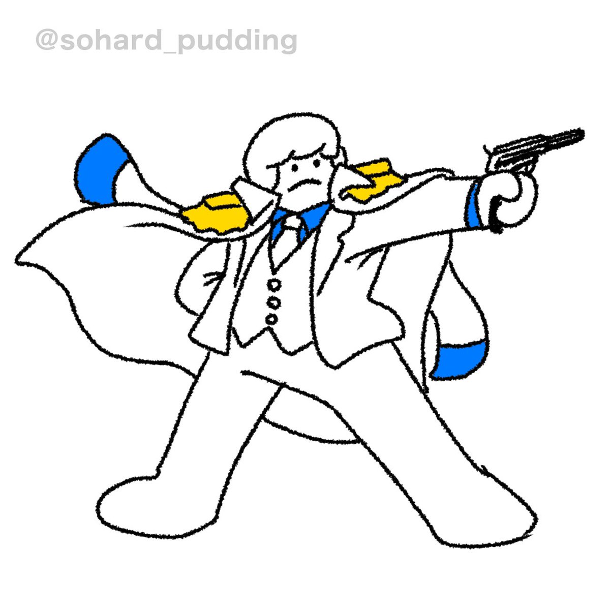sohard_pudding's tweet image. 射l撃のマロﾅﾝﾃ/二丁l拳l銃のマシュ⊃ﾗさん