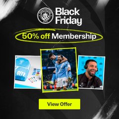 ManCityHelp's tweet image. The Manchester City Black Friday is back – and it’s bigger and better than ever! ✨Non-members can purchase our Matchday or Junior Membership for 50% less by using the code BLACKFRIDAY50 at checkout. More information below! mancity.com/memberships