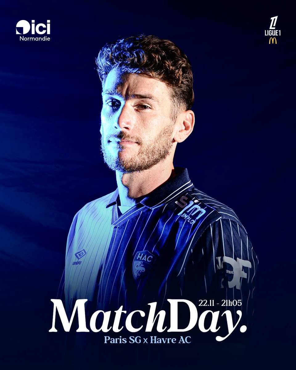𝐉𝐎𝐔𝐑 𝐃𝐄 𝐌𝐀𝐓𝐂𝐇. ⚔️

🆚 PSG 
🏟️ Parc des Princes
📻 <a href="/ici_hnormandie/">ICI Normandie (Seine-Maritime - Eure)</a>