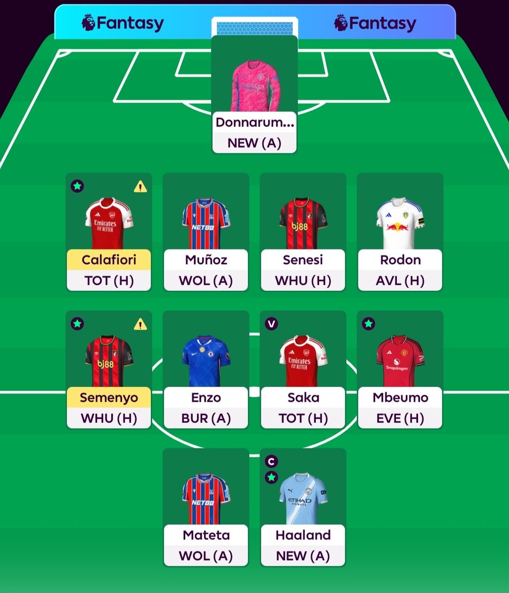 Epic Legend team for #GW12 in #FPL🔒

1 FT used:

Gabriel➡️Munoz

Haaland ©️

Good luck #FPLCommunity 🤝🏻

#jakgractoznajlepszymi 
#znamysiezfpla
#luzidystans
#FPLHQ