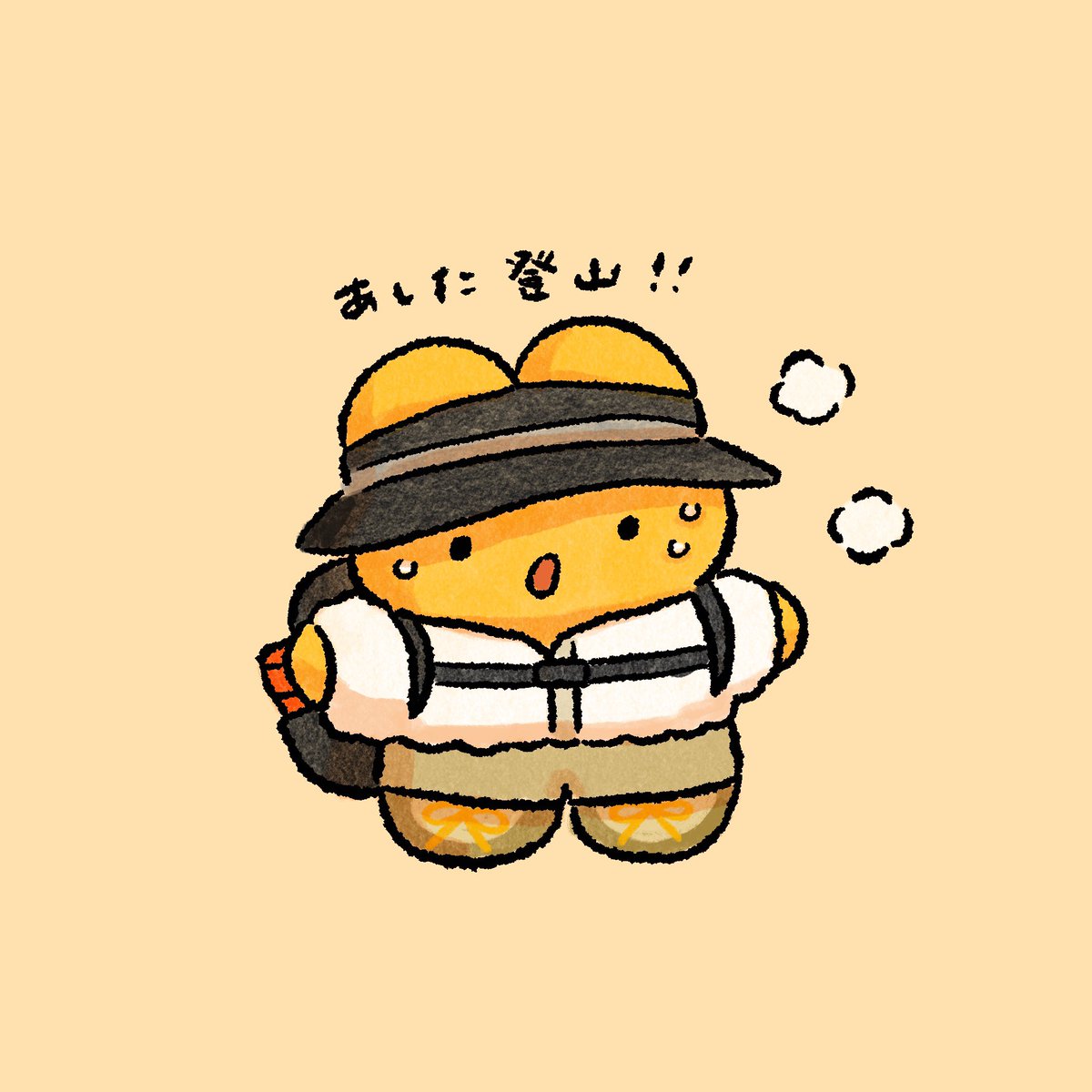 あしたは登山⛰️がんばれるかわし！
はやくねる！