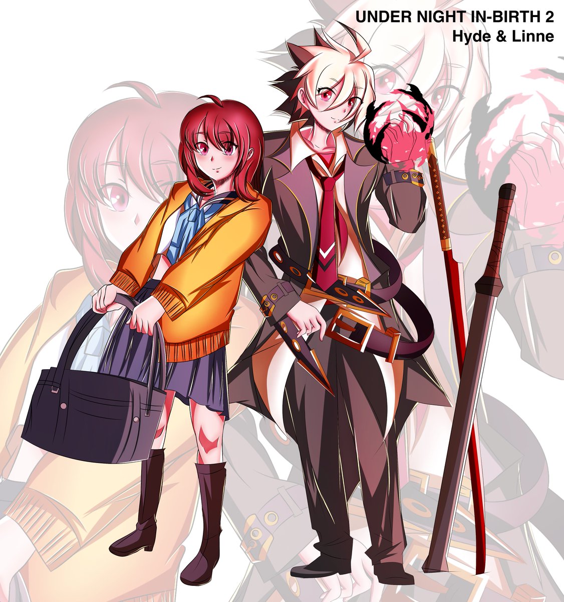 今年はたくさん描きました😌😅😅
#inbirth #UNI2  #いい夫婦の日