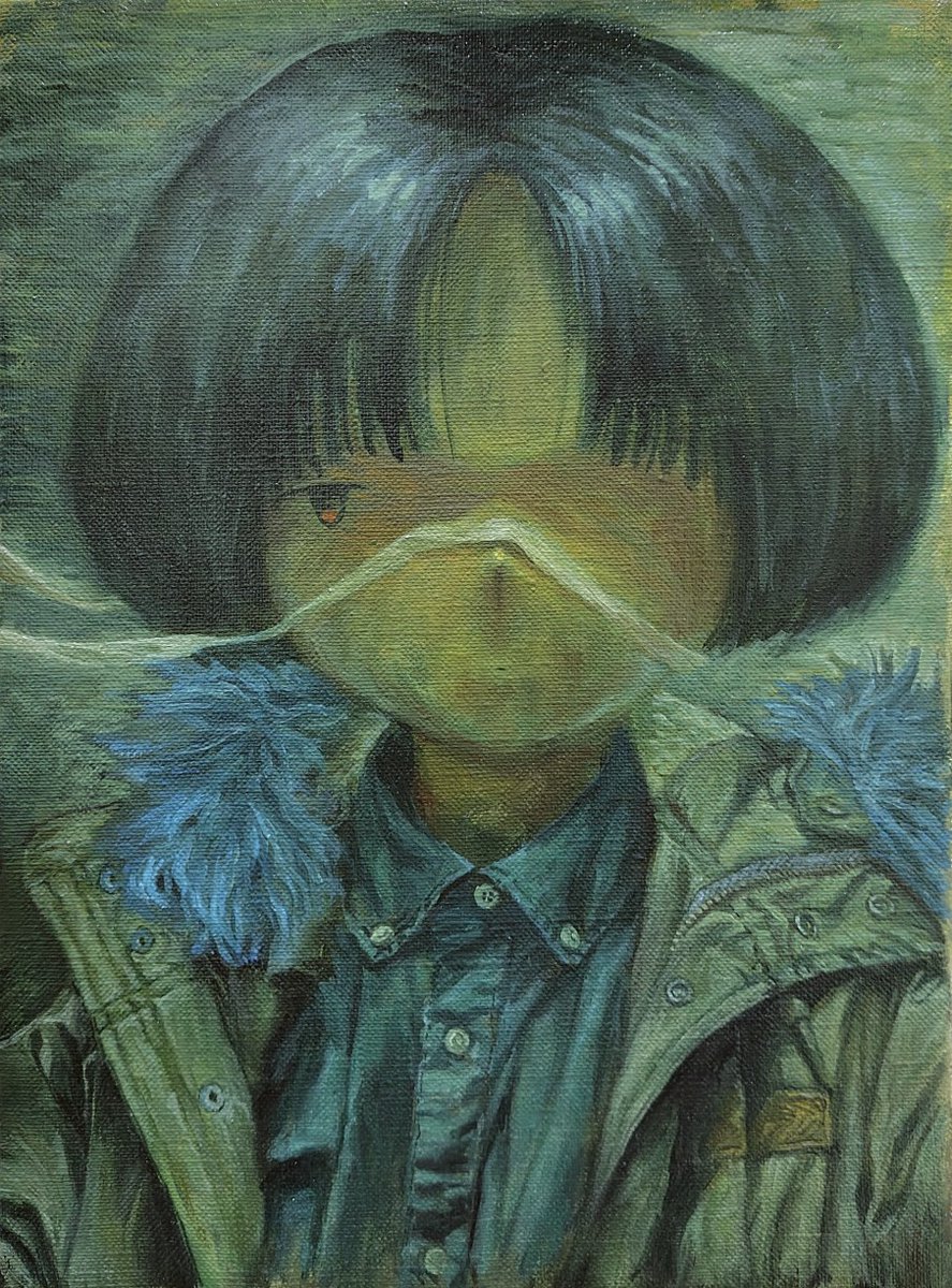 風向き」 #絵 #絵画 #油絵 #油彩 #oilpaint #oilpainting #paint