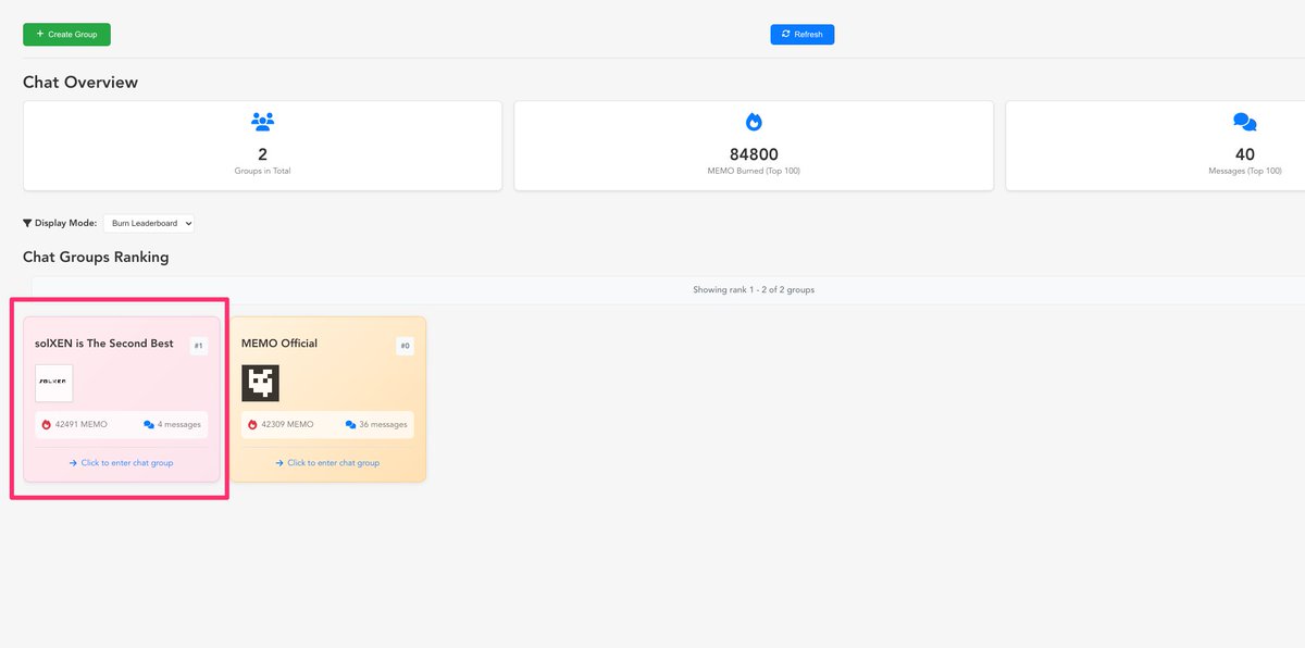 xen_artist's tweet image. someone burned more $MEMO in &apos;solXEN is The Second Best&apos; group and sent it to the top 1 place.

memo.rip

#X1 #solXEN #XEN