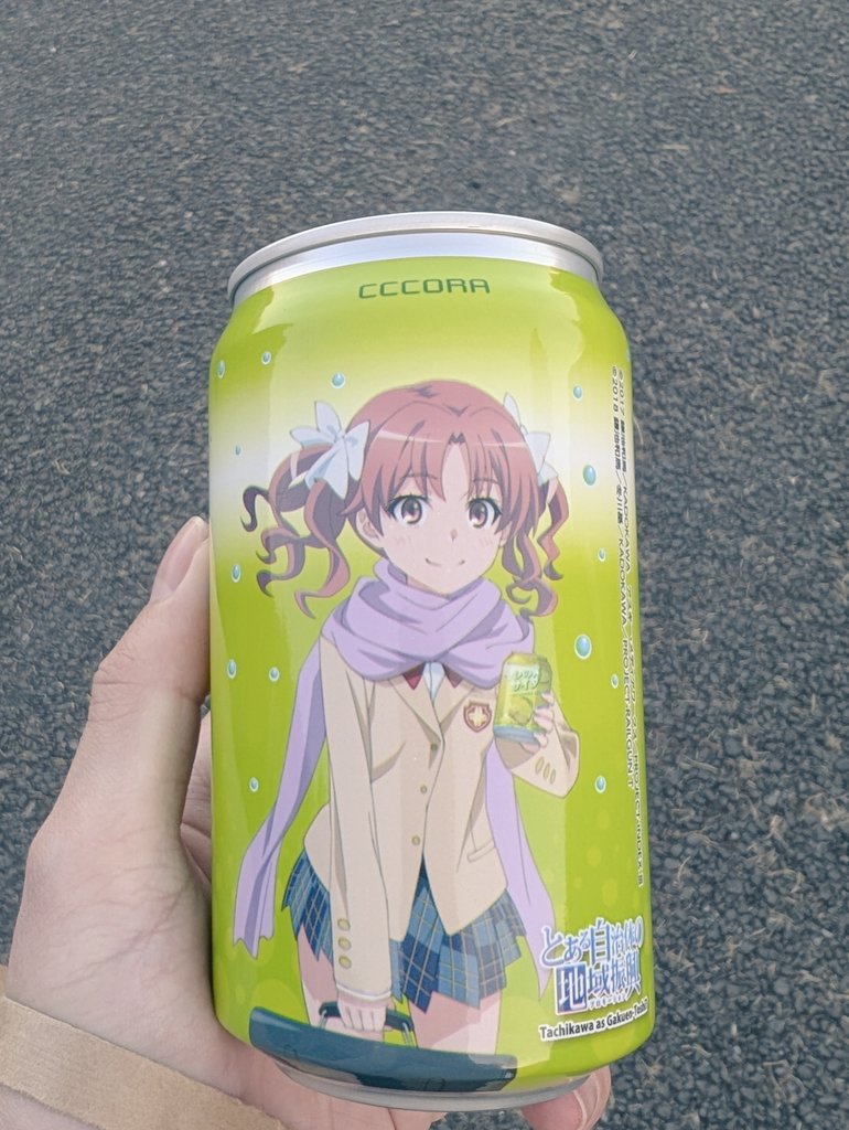 立川まで行って買った唯一のもの… ヤシの実サイダー 飲んでみたかった