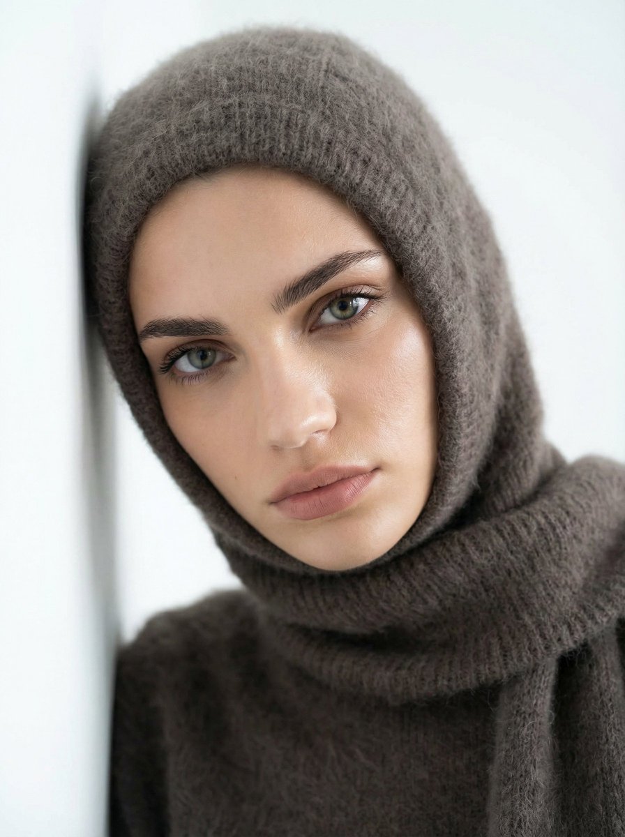 Introducing a new addition to our collection — a hooded jumper. For this model, we chose a unique material — fox wool and Nano Banana 2. It stands out for its incredible softness, lightness, and gentle sheen.

img: <a href="/letz_ai/">LetzAI</a>