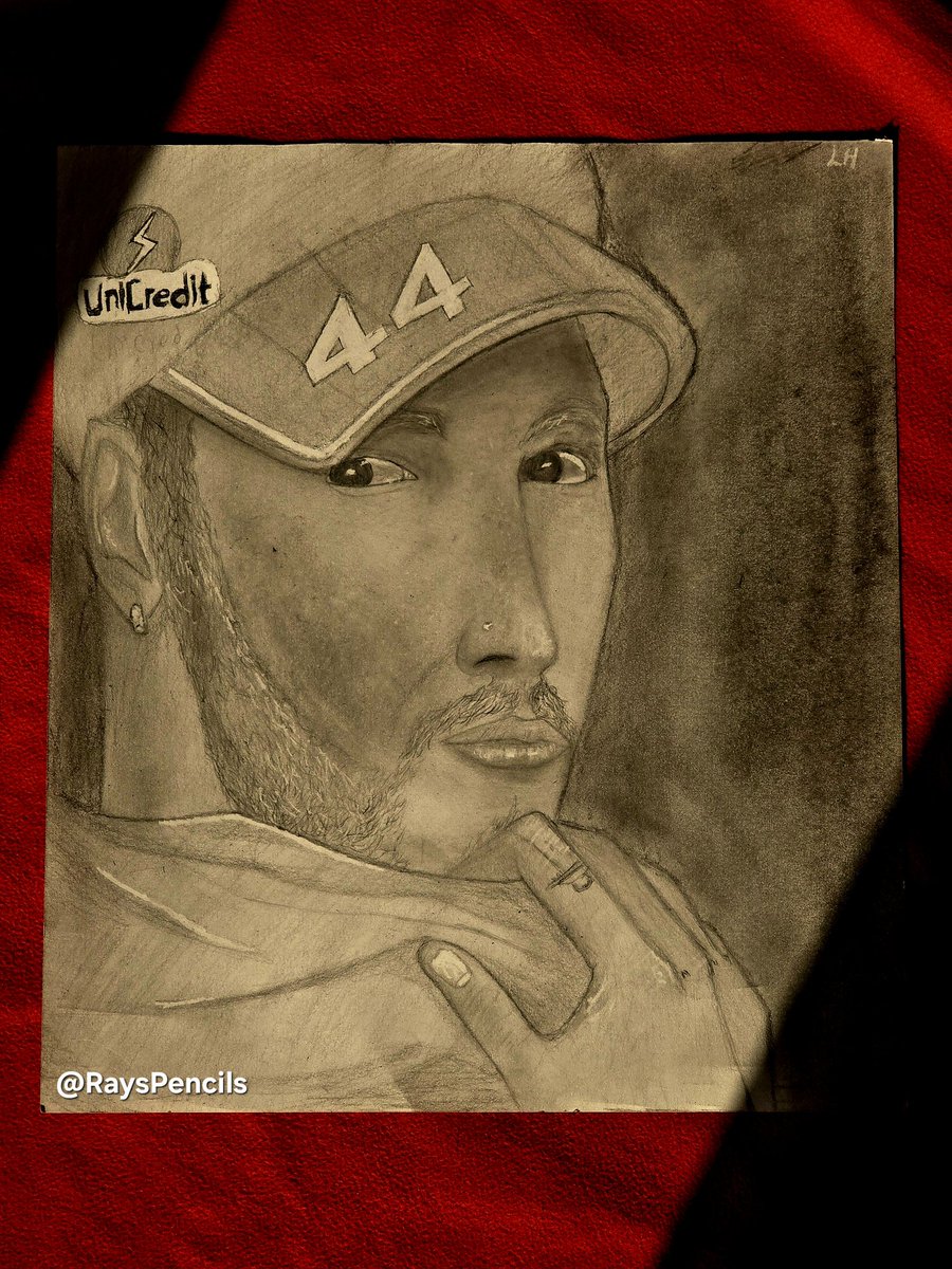 I drew LEWIS HAMILTON #f1twt #lewishamilton