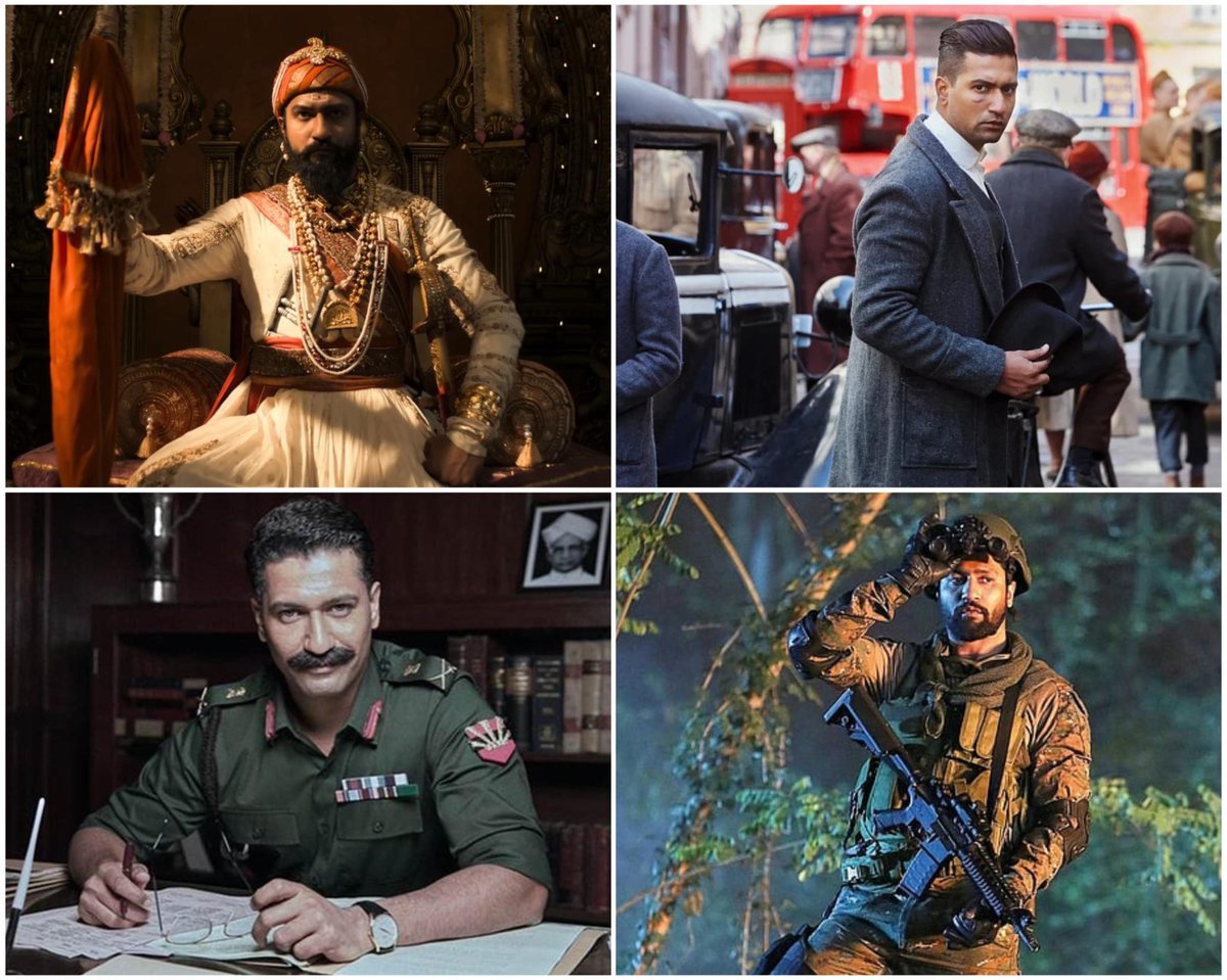 cine_infinity's tweet image. Kudos to #VickyKaushal for fighting for 🇮🇳 since the 1600s!
From wielding swords to leading surgical strikes  he’s covered every era of bravery 💪🔥

Truly the face of courage through centuries! #SamBahadur to #URI 👏🎬