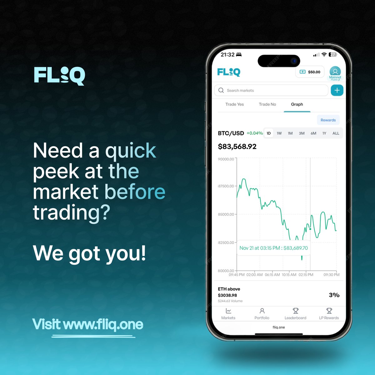 Trading  Up/Down(Crypto) markets  just got better 🔥

We dropped a new Graph feature so you can actually see what’s cooking before you ape in.

→ Clean chart + market view in one screen
→ Faster and sharper entries
→ Less guessing, better decision

Perfect timing, because our