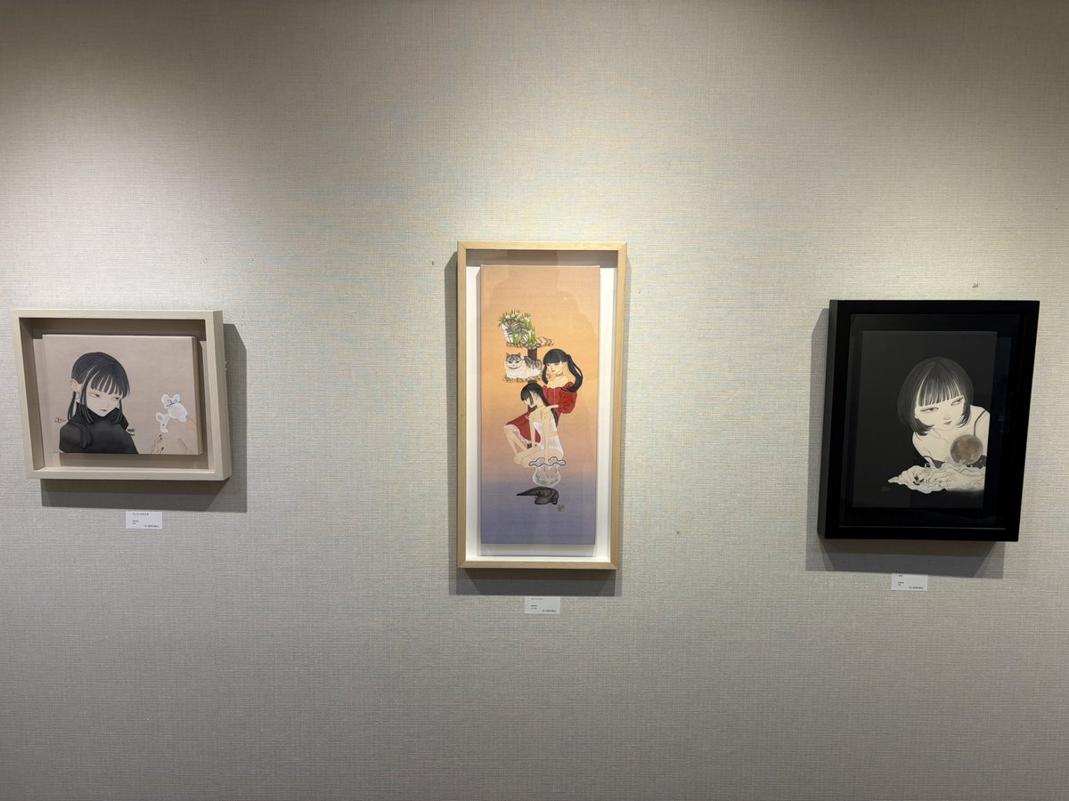 京橋八犬堂での佐久間友香さんの個展「& connect」を観てきました