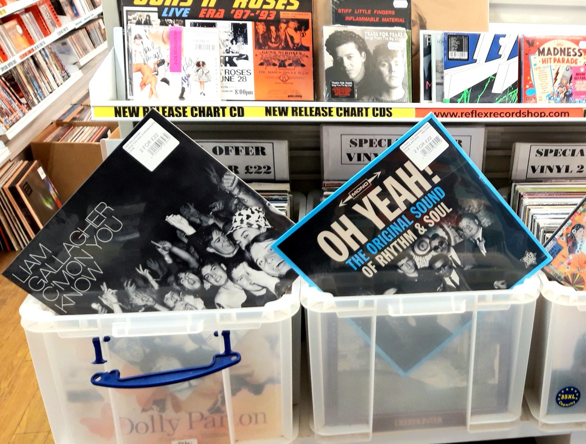 Morning all

Open now at NE1 5AG until 6pm tonight with masses of Xmas bargains

1,000s of new titles just dropped into our legendary 2 for £22 LP deal in the last 24 hours, come have a dig!

Top New Releases in the racks also

reflexrecordshop.com