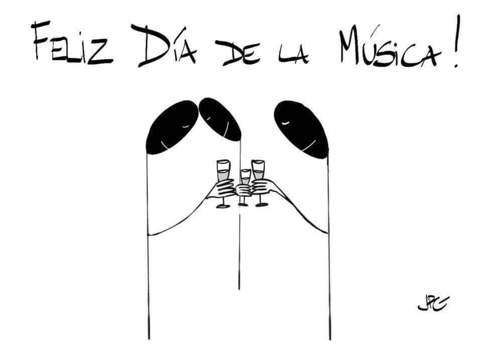 Feliz día de la música.
Sin la cual, la vida sería un error.
Lo que no quita que también pueda ser un error CON ella.