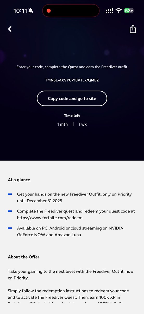 inventressx's tweet image. +1 happy buyer 😁 - I sell freediver codes for £8/ 11 usd, come hit me up if you want one too! @FendeyDaHusky - I appreciate you ❤️

#fortnite #freediver #o2