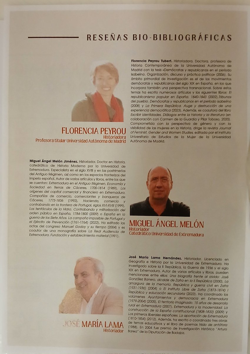 ➡️ ➡️Continúa nuestro XIX Encuentro Historiográfico📚✍️ con la ponencia de Miguel Ángel Melón Jiménez, de <a href="/historiauex/">Dpto. Historia UEX</a>, defendida por Diego Vicente Sánchez: "Martín Batuecas (1772-1819). Grandeza e infortunio de un revolucionario, liberal y republicano".