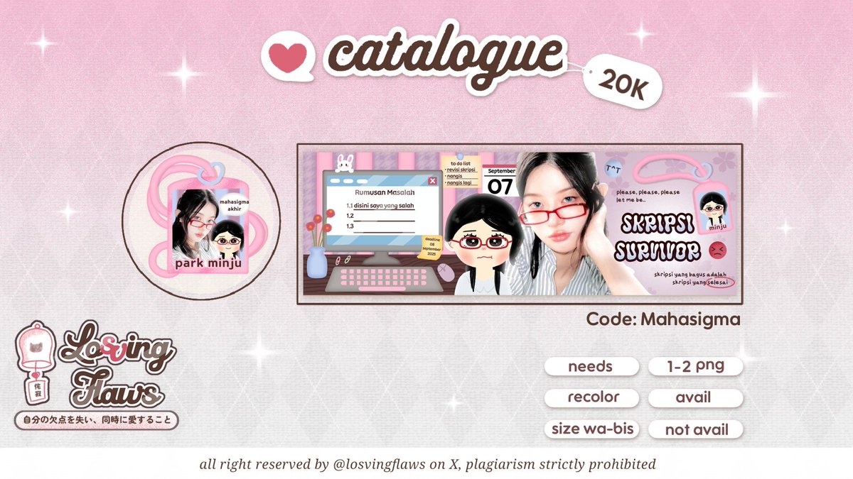 losvingflaws's tweet image. any interaction really appreciate 🤎

hai eLoDy bawa 4 layout baru yang nantinya akan masuk ke katalog eLoDy 🧺 kalau ada kesamaan dengan bea lain kita obrolin melalui dm ya__&amp;lt;

🪧 anw 3 layoutnya ufs nih, bole cek ALT ok

#zonauang