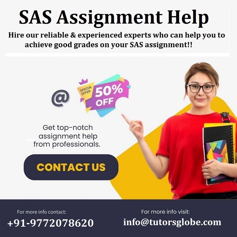 TutorsGlobe's tweet image. Discover top-tier SAS Assignment Help provided by certified experts at affordable price and get quality driven solutions easily! #SASAssignmentHelp #SASHomeworkHelp #No1homeworkhelp #UKstudies #UKTutoring #top10assignmenthelpservice #UKUniversities #StudentInUK #TopUKCourses