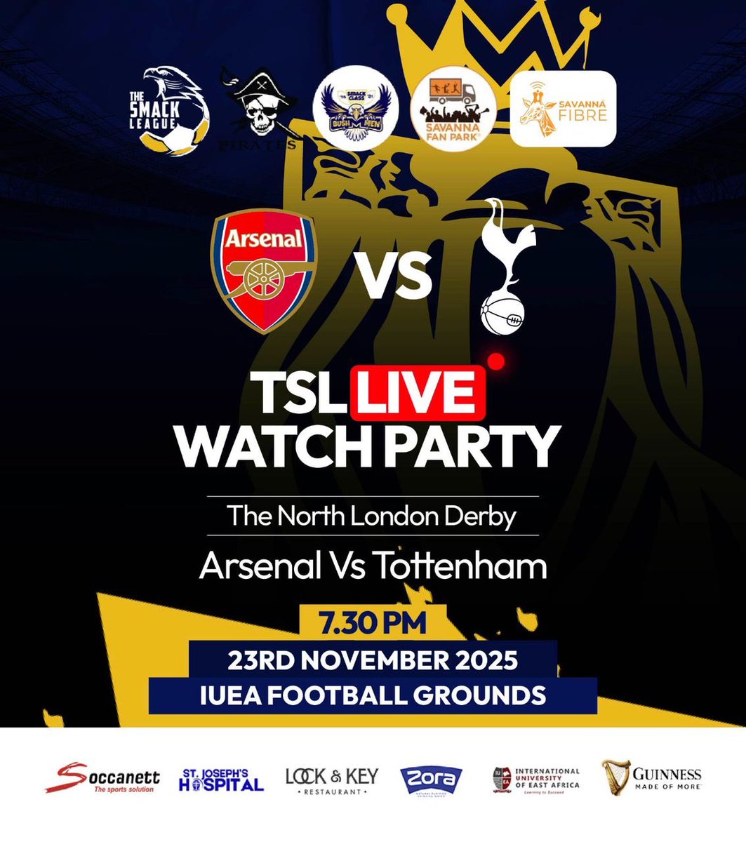 We’ll be watching the North London Derby live at #TSL tomorrow! 🍿 📺

#BlackShinesBrightest | #TSL8
