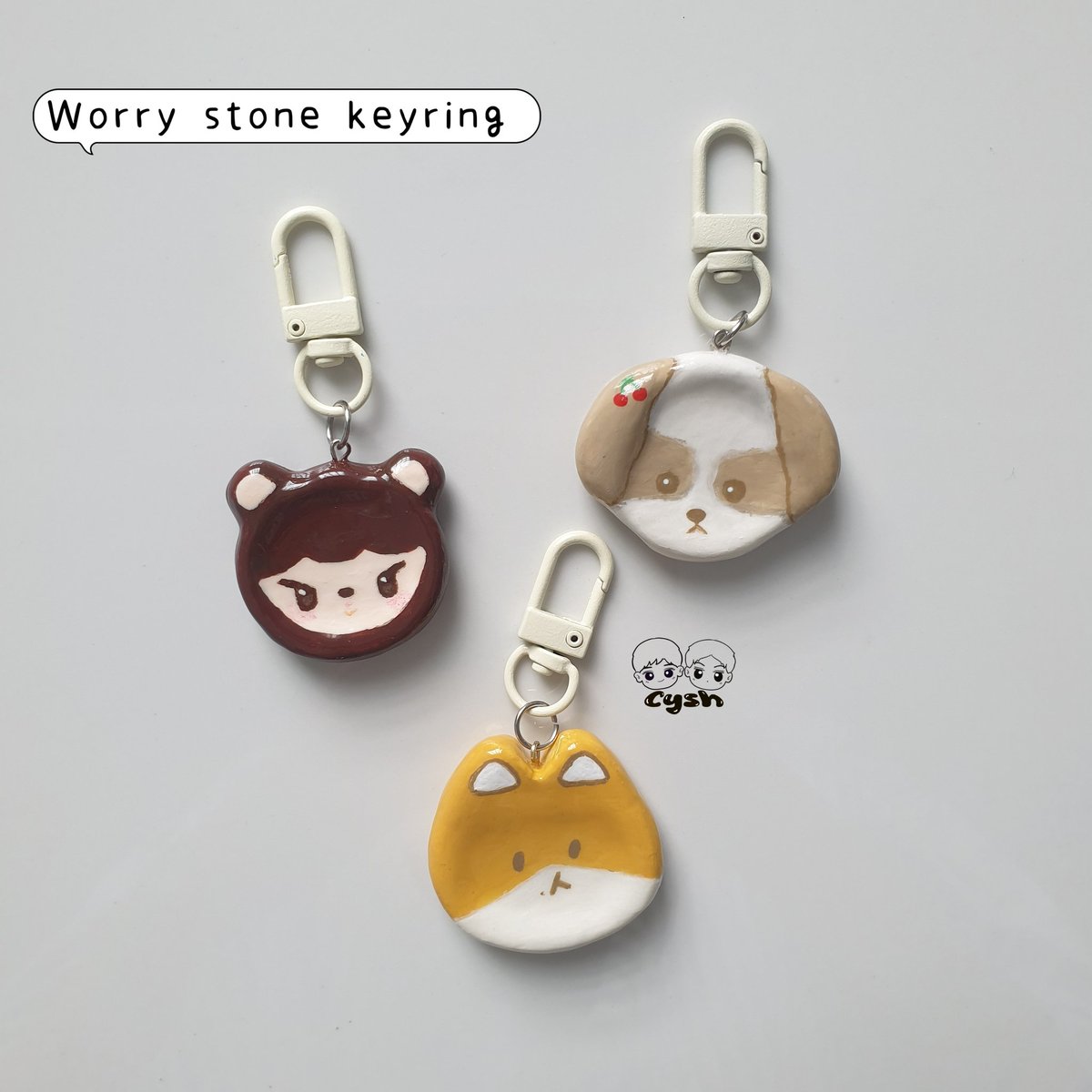 EXO magnet and worry stone handmade 🙌🏻

#exo #chanyeol #sehun #kai #baekhyun #kyungsoo #suho #lay #xiumin #chen