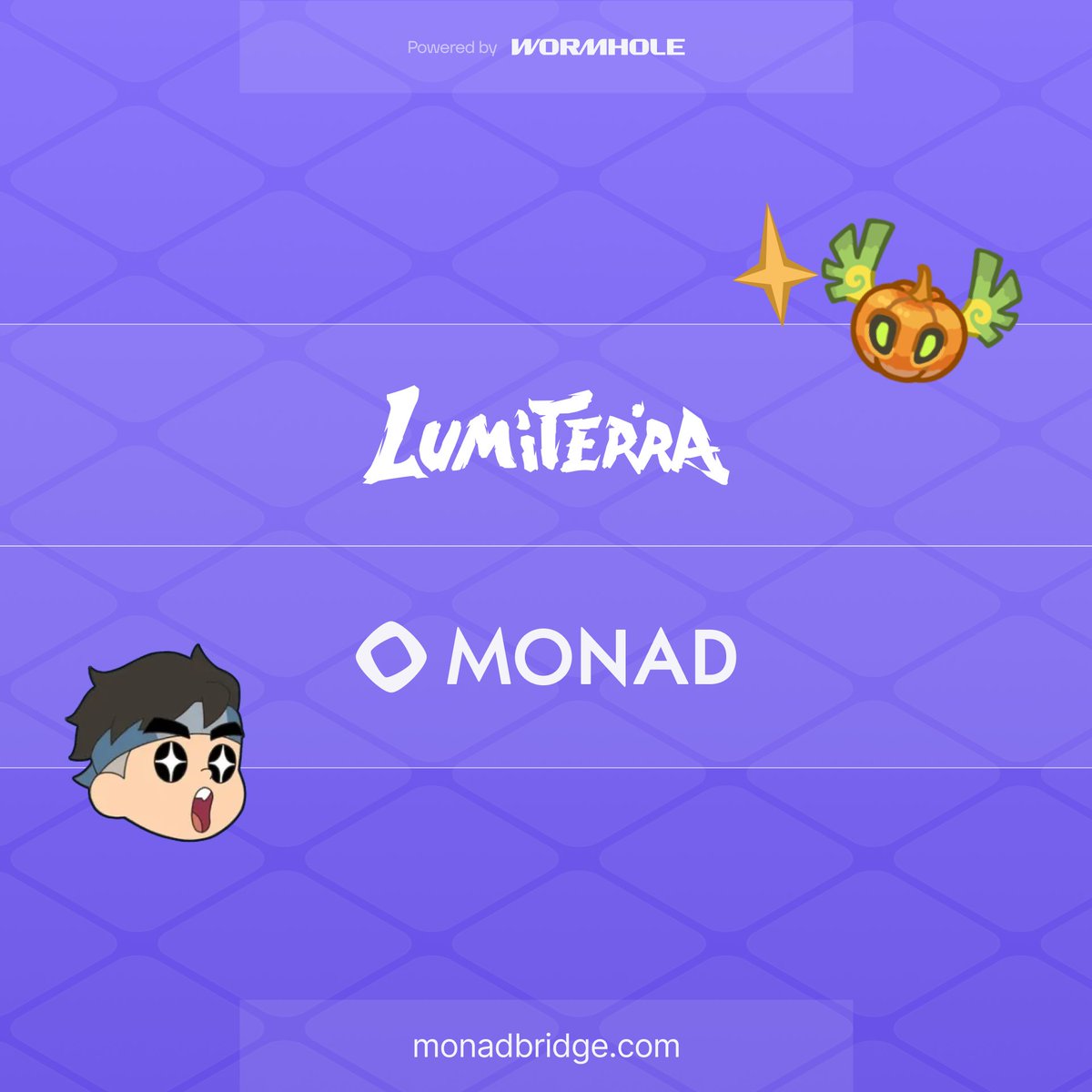 zinux17's tweet image. While you focus on Lumiterra Survival Season, You can bridge to Monad without stress or hassle. Wormhole will get the job done.

@LumiterraGame