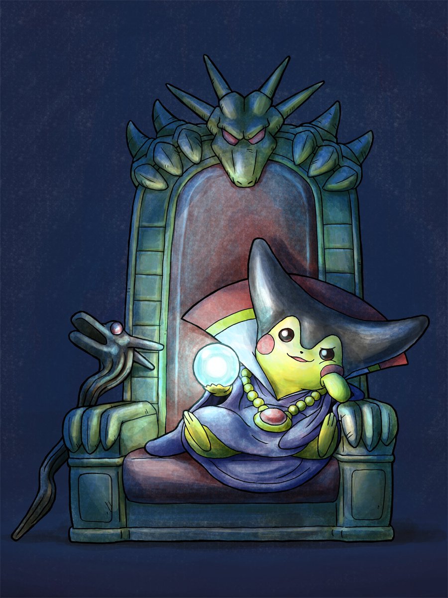 unikobo76's tweet image. ▪️ピカチュウ×りゅうおう 
#DQ1and2